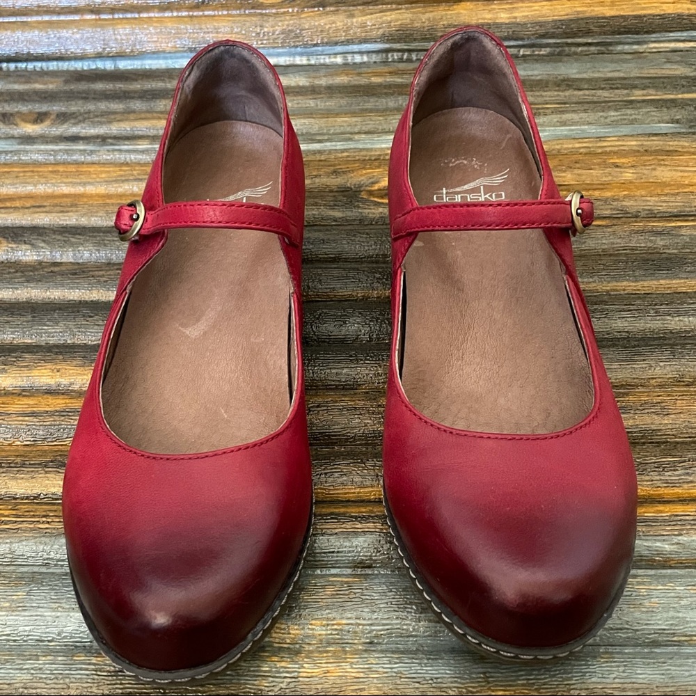 Dansko Loralie Mary Jane wedge heels